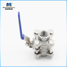 Reliable Supplier Top Quality Sanitary Stainless Steel 3pc ball valve clamp end